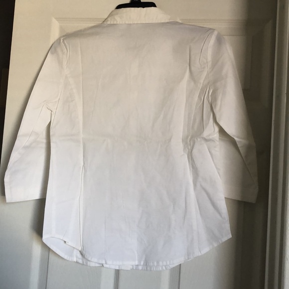 Gap Girls White Button Down Blouse - Picture 3 of 4